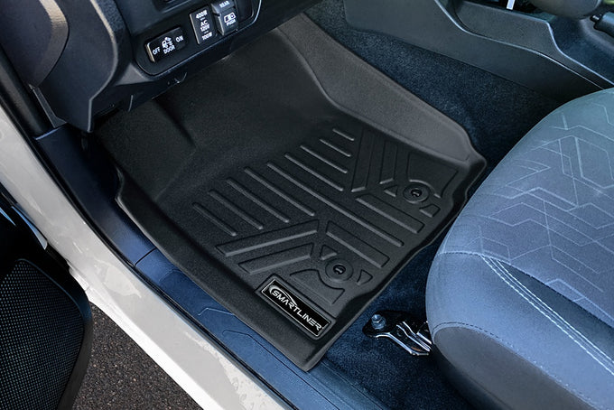 Floor Mats 2 Rows and Truck Bed Liner Set <br> 16-17 Toyota Tacoma Double Cab