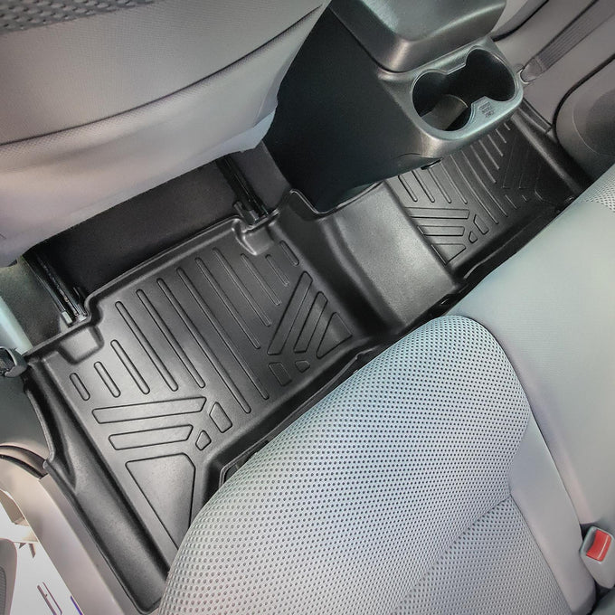 Floor Mats 2 Rows and Truck Bed Liner Set <br> 05-11 Toyota Tacoma Double Cab