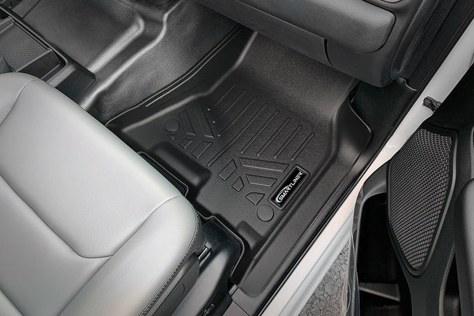 Floor Mats 2 Rows & Truck Bed Mat Liner Set <br> 19-22 RAM 1500 Crew Cab