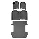 Floor Mats 2 Row & Truck Bed Liner Set <br> 19¨C21 Chevy/GMC 1500 Crew Cab