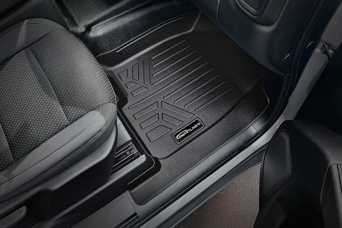 Floor Mats 2 Row & Truck Bed Liner Set <br> 19¨C21 Chevy/GMC 1500 Crew Cab