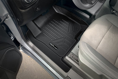 Floor Mats 2 Row & Truck Bed Liner Set <br> 19¨C21 Chevy/GMC 1500 Crew Cab