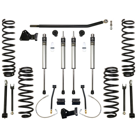 4.5in Stage 1 Suspension System <br> 2007-2017 Jeep Wrangler 2018 Wrangler JK