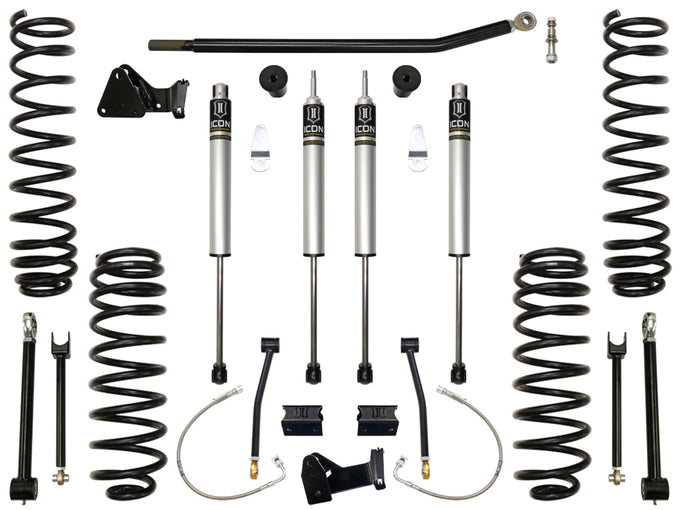 4.5in Stage 1 Suspension System <br> 2007-2017 Jeep Wrangler 2018 Wrangler JK