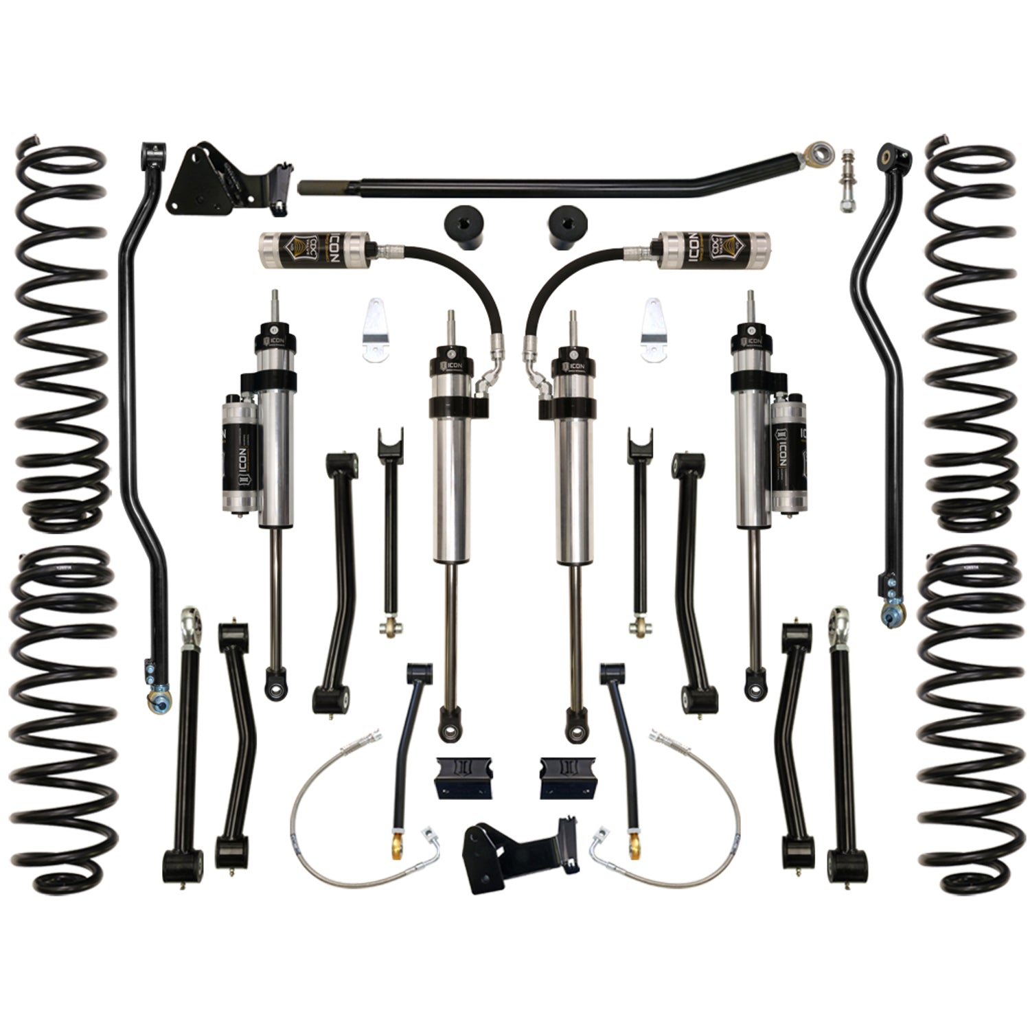 4.5in Stage 4 Suspension System <br> 2007-2017 Jeep Wrangler 2018 Wrangler JK