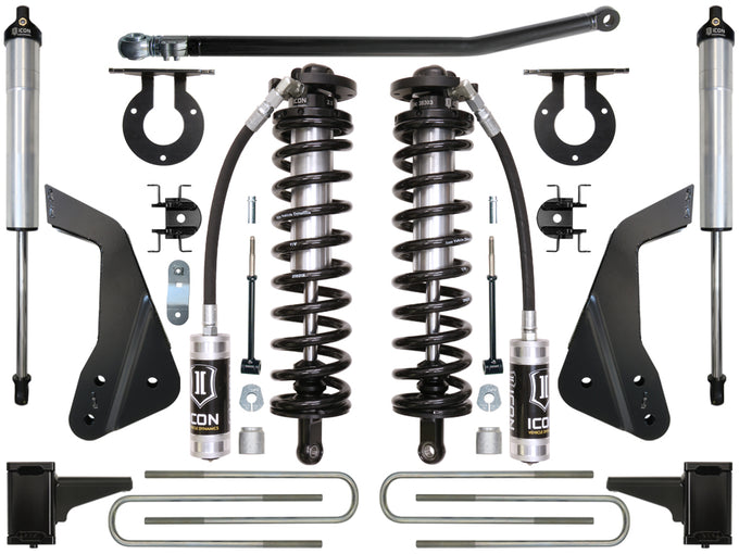 4-5.5in Stage 2 Coilover Conversion System <br> 2005-2007 Ford F-250 F-350 Super Duty