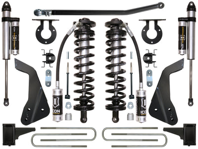 4-5.5in Stage 3 Coilover Conversion System <br> 2005-2007 Ford F-250 F-350 Super Duty