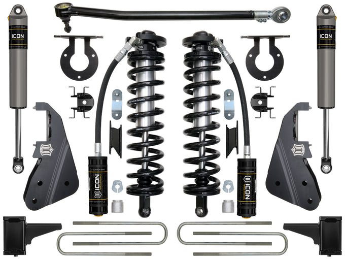 4-5.5in Stage 2 Coilover Conversion System <br> 2017-2022 Ford F-250 F-350 Super Duty