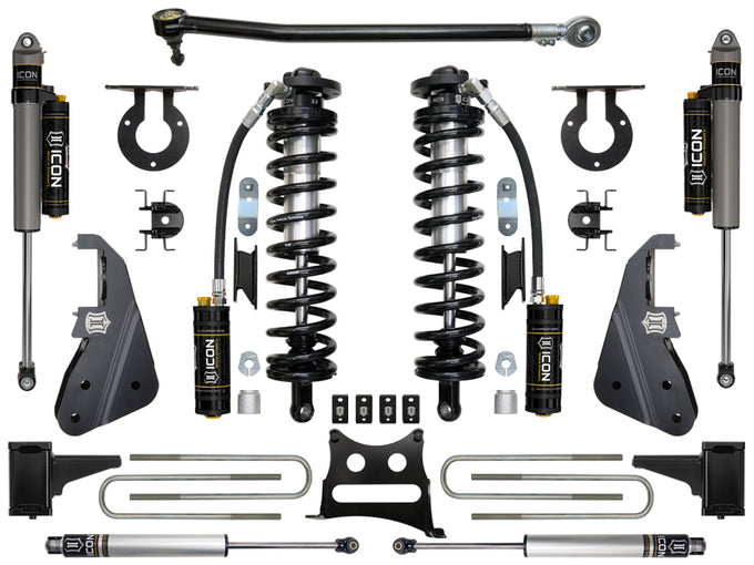 4-5.5in Stage 4 Coilover Conversion System <br> 2017-2022 Ford F-250 F-350 Super Duty