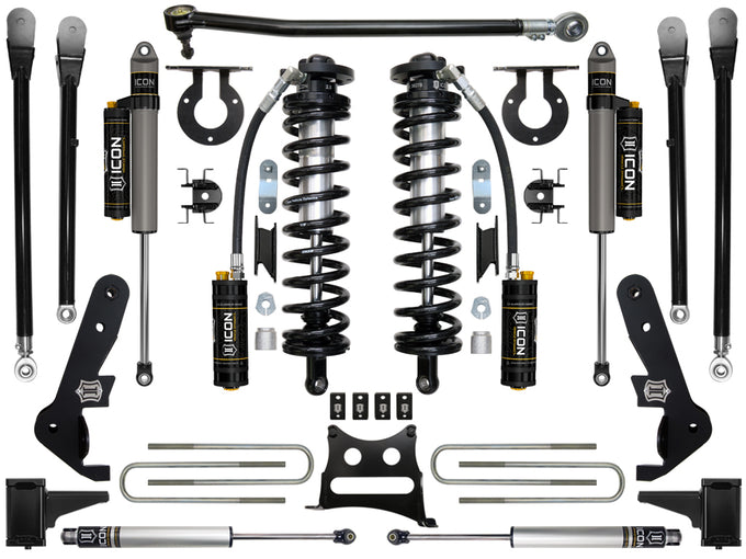 4-5.5in Stage 5 Coilover Conversion System <br> 2017-2022 Ford F-250 F-350 Super Duty