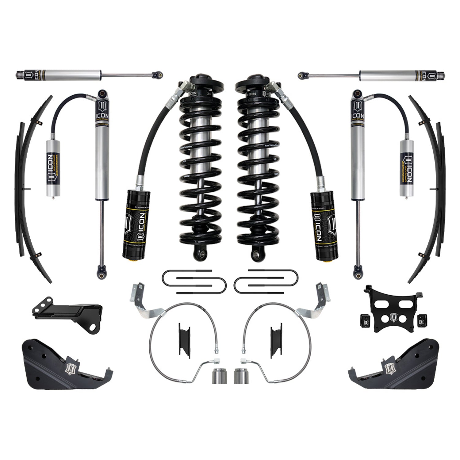4-5.5in Stage 2 Lift Coilover Conv System <br> 2023-2025 Ford F-250 F-350 Super Duty 4WD