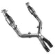 2-1/2 in. Catted X-Pipe<br>05-10 Ford Mustang GT 4.6L 3V