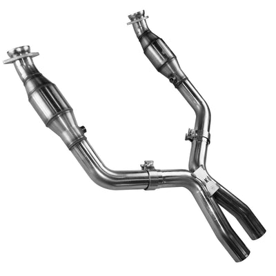 2-1/2 in. Catted X-Pipe<br>05-10 Ford Mustang GT 4.6L 3V