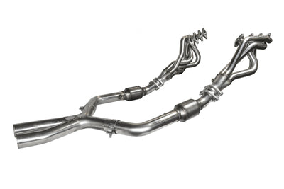 1-5/8 in. Headers and 2-1/2 in. Catted X-Pipe Kit<br>05-10 Ford Mustang GT 4.6L 3V