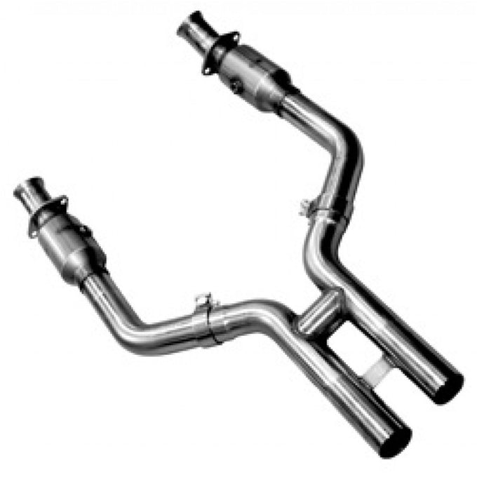 1-5/8 in. Header and Catted H Connection Kit<br>05-10 Ford Mustang GT 4.6L 3V