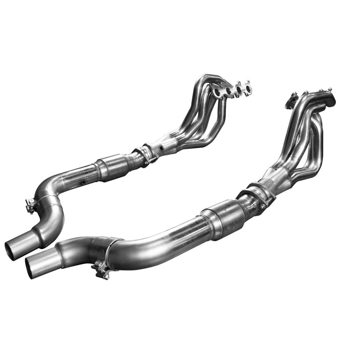 1-7/8 in. Stainless Header & GREEN Catted Conn Kit<br>15-19 RHD Mustang GT 5.0L