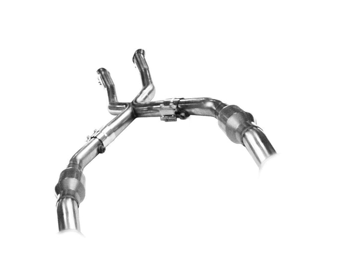 2-1/2 in. SS Catted X-Pipe<br>03-11 Toyota Crown Vic 4.6L