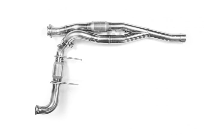 3 in. SS GREEN Catted Y-Pipe<br>10-14 Ford F150 Raptor 6.2L