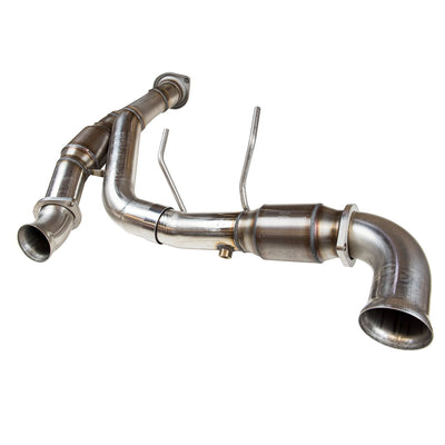 3 in. SS Catted Y-Pipe<br>15-20 Ford F150 5.0L 4V