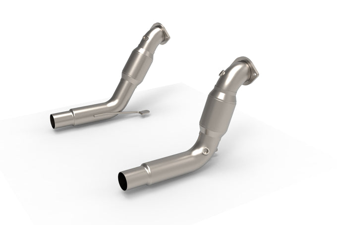 GREEN Catted Downpipes<br>25 Ford Explorer ST/Aviator