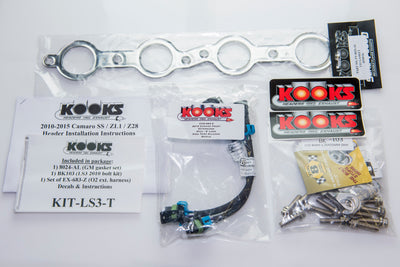 1-7/8 in. Stainless Headers & Catted OEM Connections<br>10-15 Chevy Camaro SS