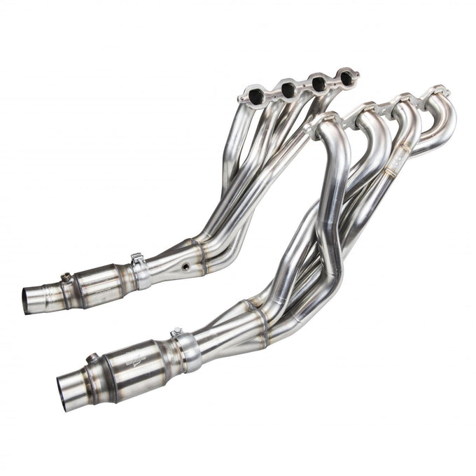 1-7/8 in. Stainless Headers & GREEN Catted OEM Conn<br>16-24 Chevy Camaro SS/ZL1