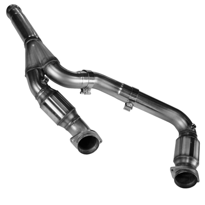 3 in. Stainless GREEN Catted Y-Pipe<br>14-19 GM Truck / 15-20 SUV 5.3L