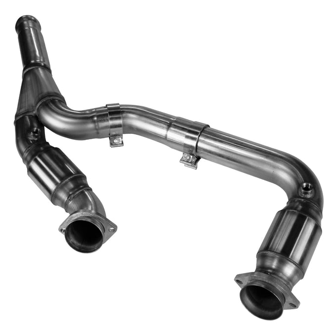 3 in. Stainless GREEN Catted Y-Pipe<br>14-19 GM Truck / 15-20 SUV 5.3L