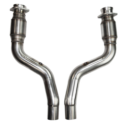 3 in. x 2-1/2 in. SS GREEN Catted OEM Connection Pipes<br>05-23 LX Platform Car 5.7L