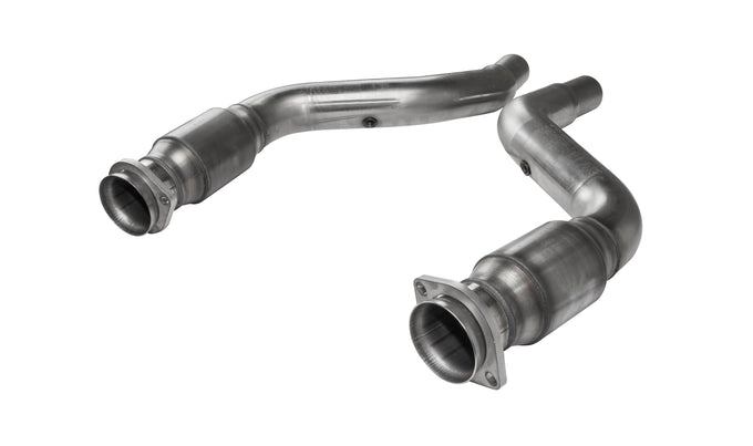 3 in. SS GREEN Catted OEM Connection Pipes<br>06-23 LX Platform 6.1L/6.2L/6.4L