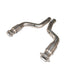3 in. SS GREEN Catted OEM Connection Pipes<br>06-23 LX Platform 6.1L/6.2L/6.4L