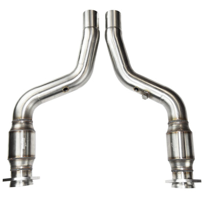 3 in. SS GREEN Catted OEM Connection Pipes W/EPS<br>12-23 LX Platform 6.4L