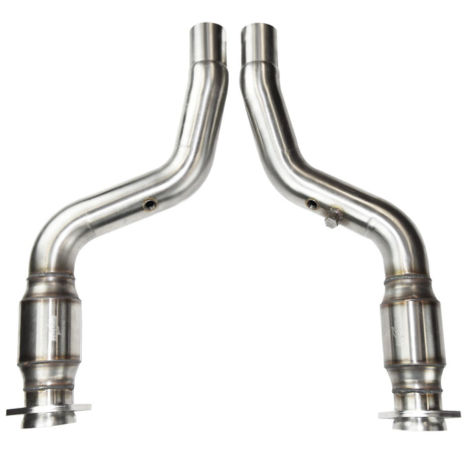 3 in. SS GREEN Catted OEM Connection Pipes W/EPS<br>12-23 LX Platform 6.4L