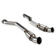 3 in. SS GREEN Catted OEM Connections<br>12-20 Jeep/Durango 6.4L Trackhawk 6.2L