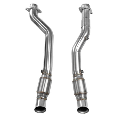 3 in. SS Catted OEM Connections<br>11-21 WK2 Jeep & 11-26 Durango 5.7L