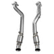 3 in. SS GREEN Catted OEM Connections<br>11-21 WK2 Jeep & 11-26 Durango 5.7L