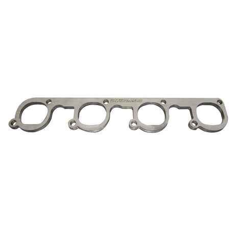 GM LSX DR Header Flange<br>3/8 in. Thick Stainless. D-Shaped Port for 2 in.