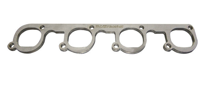 GM LSX DR Header Flange<br>3/8 in. Thick Stainless. D-Shaped Port for 2 in.