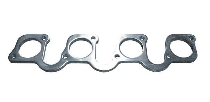 SBF Header Flange - Yates Diagonal Bolt Pattern<br>3/8 in. Thick SS. Port for 2 in.