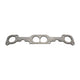 23 Degree SBC Stahl Header Flange<br>3/8 in. Thick Stainless - for 1-7/8 in. Primaries