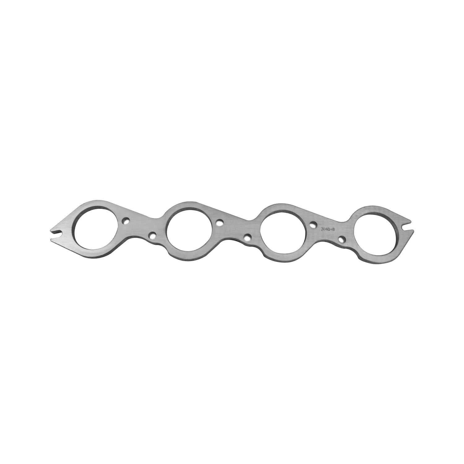 Stock Style BBC Header Flange<br>3/8 in. Thick 304 Stainless -2-3/8 in. Primaries