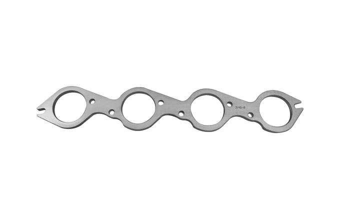 Stock Style BBC Header Flange<br>3/8 in. Thick 304 Stainless -2-3/8 in. Primaries