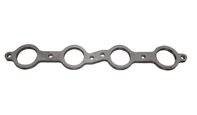 LSX Header Flange - 3/8 in. Thick Stainless<br>Round Port for 1-7/8 in. Primaries