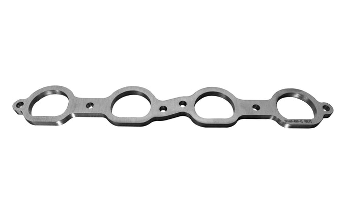 LSX Header Flange - 3/8 in. Thick Stainless<br>D Port for 2 in. Primaries