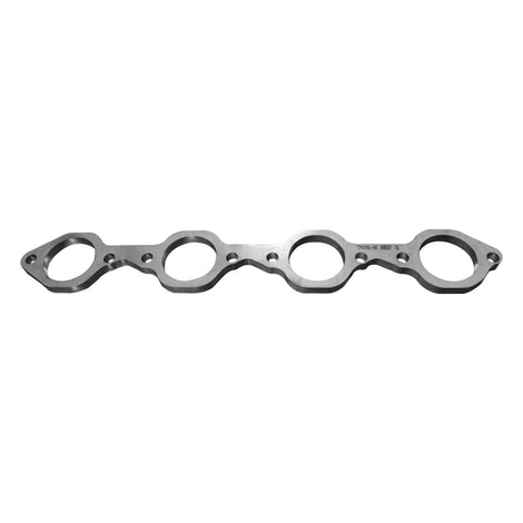 SBF Header Flange 3 in. Inline Bolt Pattern<br>3/8 in. Thick Stainless Ports for 1-7/8 in.