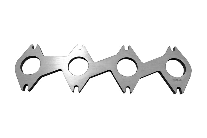 Ford 3V Modular Stainless Header Flange<br>Ports for 1-5/8 in. Primaries