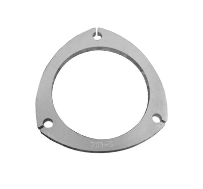 4 in. 3-Bolt Collector/Exhaust Flange<br>3/8 in. Thick 304 Stainless Steel