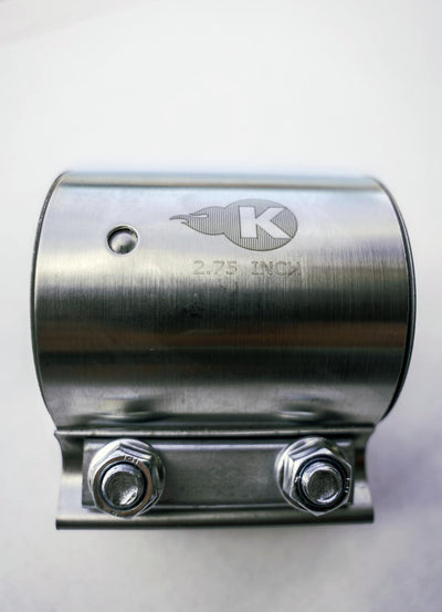 2-Bolt Band Clamp for Butt Joint Connections<br>2-3/4 in. Stainless Steel