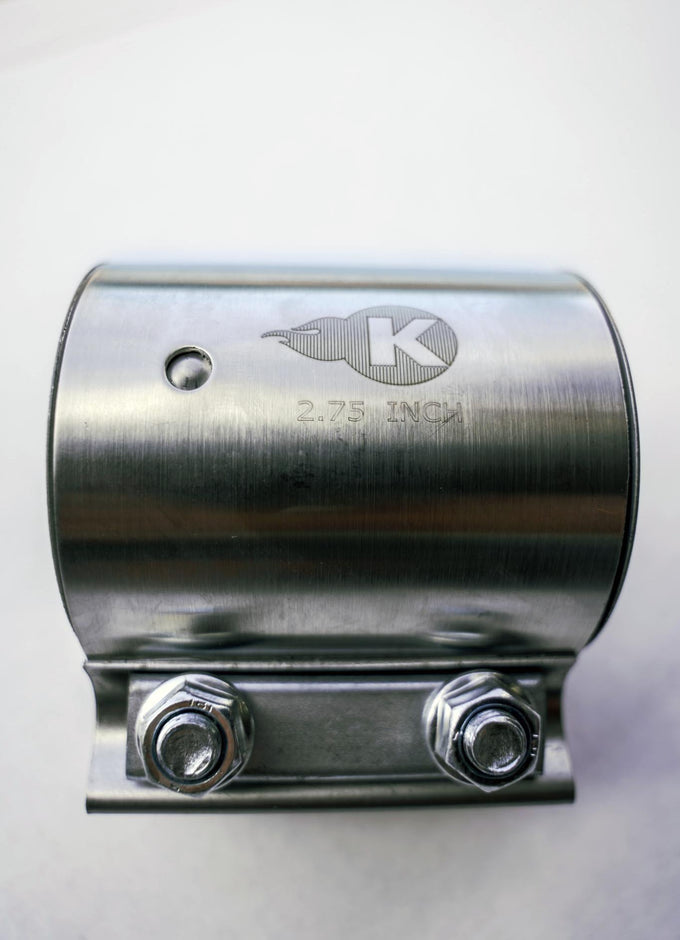 2-Bolt Band Clamp for Butt Joint Connections<br>2-3/4 in. Stainless Steel