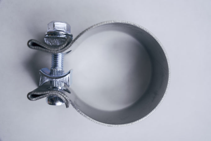 Band Clamp for Notched Slip Joint Connections<br>2-1/2 in. Stainless Steel